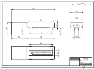Биокамин ZeFire Podium 900, товары для загородного дома