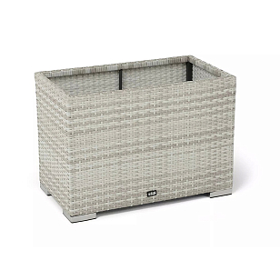 Кашпо 4SIS Лунго, цвет бежевый, уличное оборудование