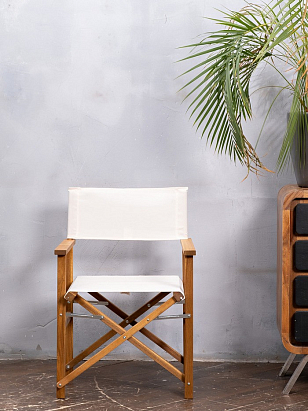 Стул из акации Joygarden Director бежевый, садовая мебель