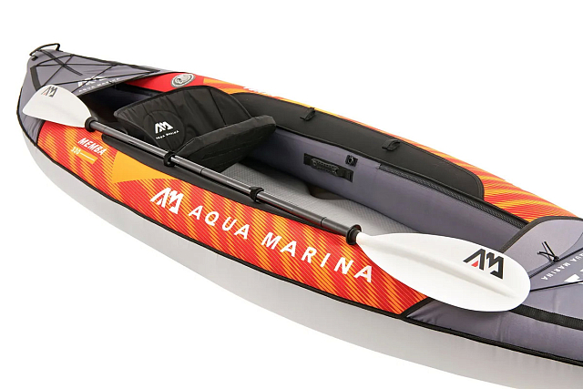 Каяк надувной одноместный с веслами Aqua Marina Memba-330 10'10" S22 для серфинга