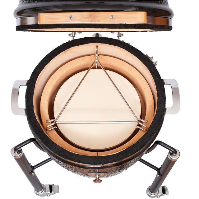 Керамический гриль Monolith Junior Red 2.0 на ножках