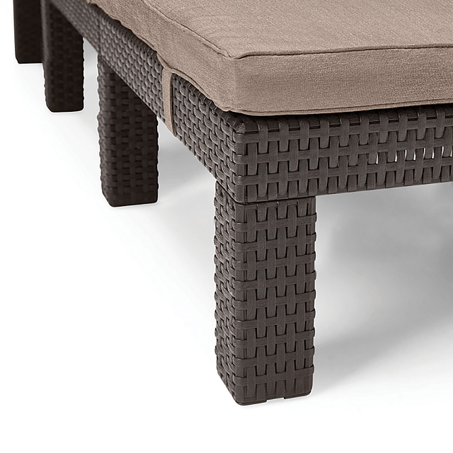 Шезлонг садовый Keter Daytona коричневый 