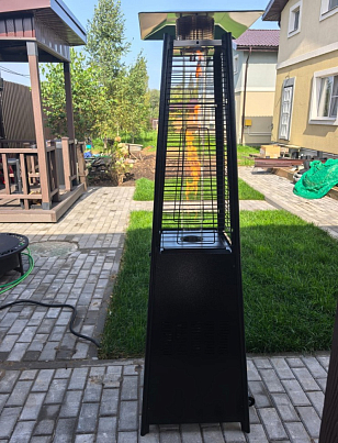 Уличный газовый обогреватель WWT 13I Total Black Mini, уличное оборудование