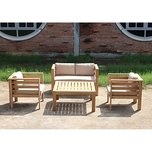 Комплект мебели из тика Lite Roncade, садовая мебель