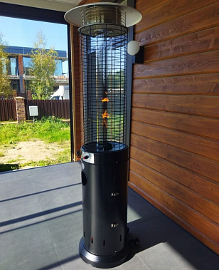 Уличный газовый обогреватель WWT 13D Pro Black mini, уличное оборудование