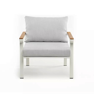 Кресло Joygarden Concorde белое для дачи Кресло Joygarden Concorde белое, садовая мебель