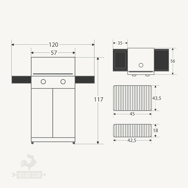 Газовый гриль Char-Broil Professional 2S