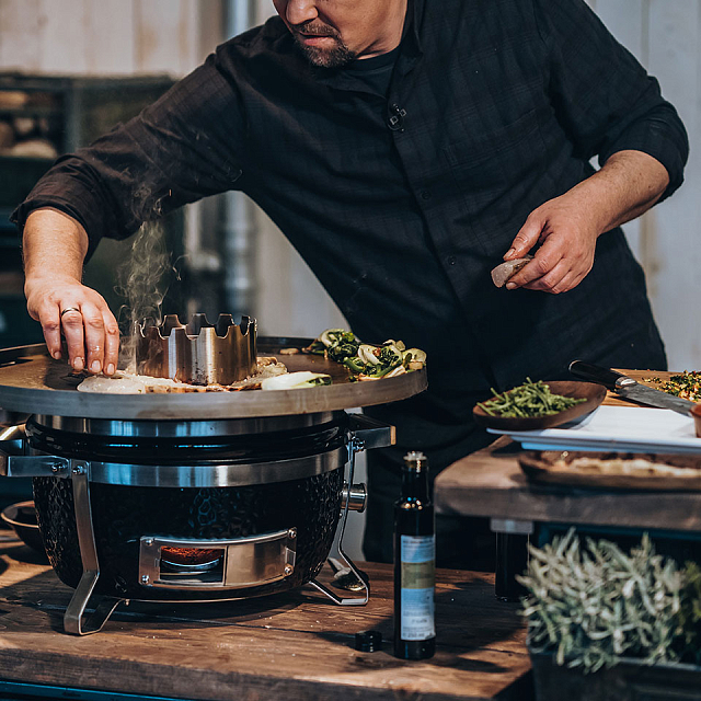 Стальная планча для гриля Monolith Icon & Junior