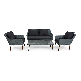 Комплект садовой мебели MOKKA RIMINI с 2-х местным диваном, садовая мебель