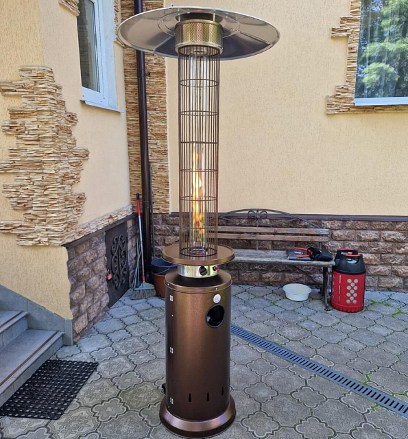 Уличный газовый обогреватель WWT 13D Brown 