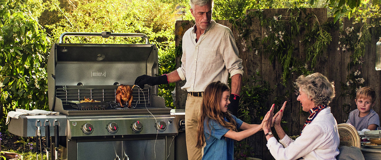 гриль газовый weber genesis ii lx s-440 gbs, нерж.сталь