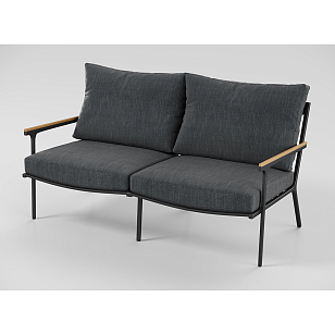 Лаунж зона Gardenini Premium Calma Карбон / Антрацит, садовая мебель