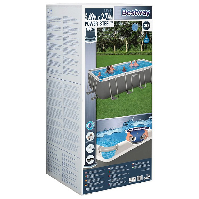 Бассейн каркасный Bestway 549 х 274 х 132 для серфинга