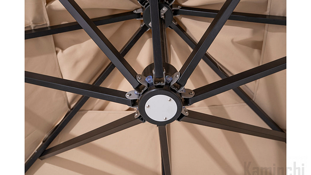 Двукупольный зонт 4SIS Рим два купола металлической опоре 