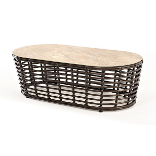 Журнальный столик 4SIS Валенсия, цвет бронзовый, садовая мебель