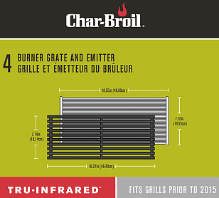 Решетка + пластина Char-Broil Infrared на Professional 4