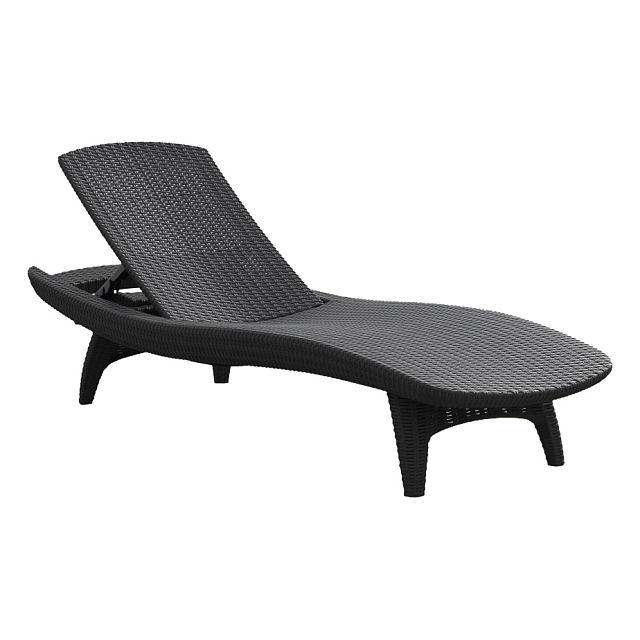 Шезлонг для дачи Keter Pacific серый 