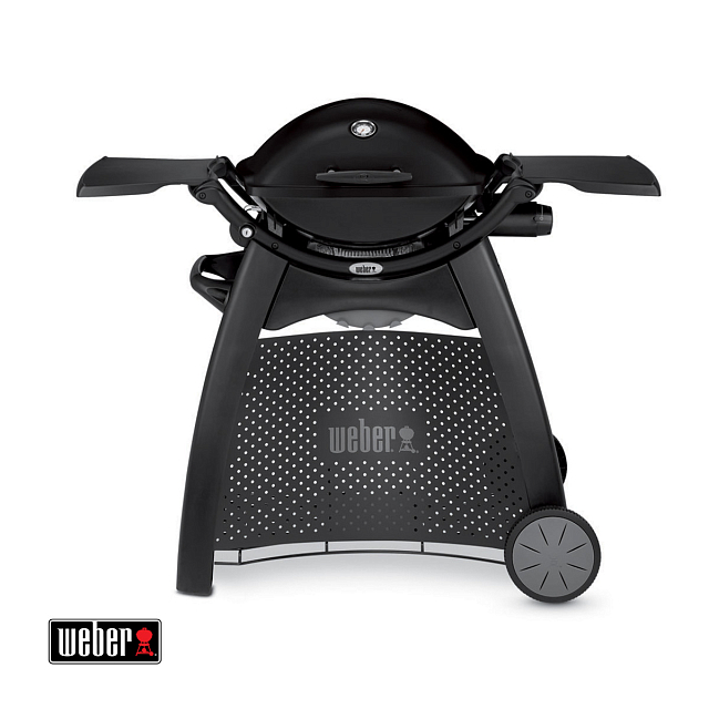 гриль газовый weber q 2200 black line, черный