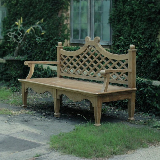 Скамейка из тика Lite Pahang 