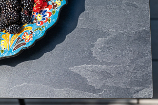 Обеденная группа 4SIS Форли на 4 персоны с квадратным столом Цвет: серый гранит, садовая мебель