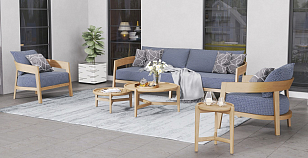 Диванная группа из тика Joygarden Vento L, садовая мебель