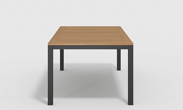 Обеденная зона Gardenini Bella 220 Карбон / Чёрный со стульями Calma S 