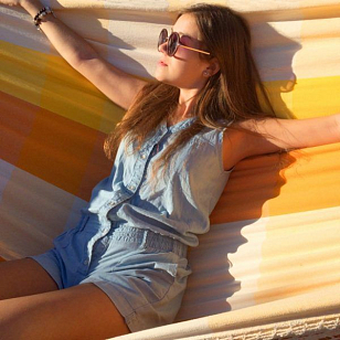 Гамак двухместный Lite Sun Flower для хобби и пикника