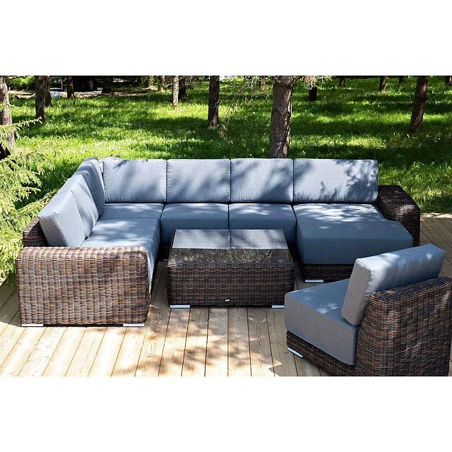 Лаунж-зона трансформирующаяся 4SIS Капри, цвет коричневый 