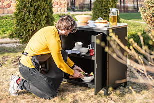 Уличная кухня Kitchcam из трех модулей