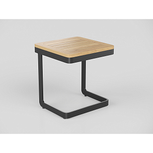 Шезлонг Gardenini Premium Sogno S Карбон / Темно-серый, садовая мебель