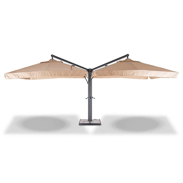 Двукупольный зонт 4SIS Рим два купола металлической опоре 