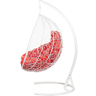 Подвесное кресло Bozollo Capiente Bianco, садовая мебель