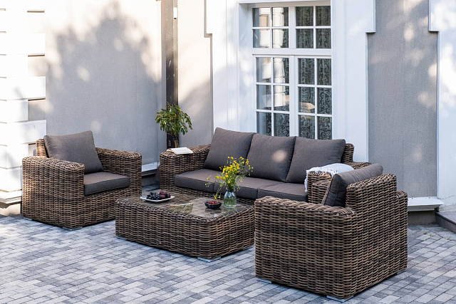 Лаунж-зона 4SIS Палермо, цвет соломенный 