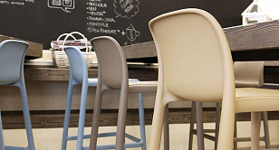 Стул барный Nardi Faro Цвет: голубой, садовая мебель