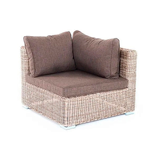 Модуль угловой 4SIS Лунго Цвет: бежевый для дачи Модуль угловой 4SIS Лунго Цвет: бежевый, садовая мебель