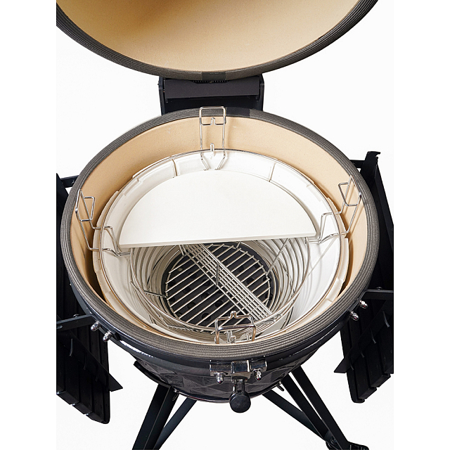 гриль керамический diamond egg xl pro цвет: серый