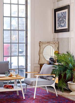 Лаунж зона Joygarden Concorde L белая для дачи Лаунж зона Joygarden Concorde L белая, садовая мебель