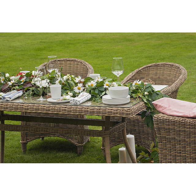 Обеденный стол 4SIS Латте 200 Цвет: соломенный 