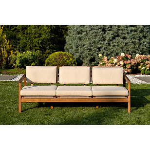 Диван из акации трехместный Joygarden Calisto, садовая мебель