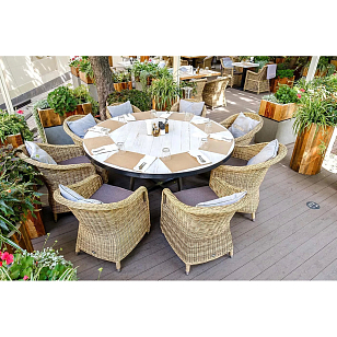 Кресло 4SIS Равенна, цвет соломенный для дачи Кресло 4SIS Равенна, цвет соломенный, садовая мебель