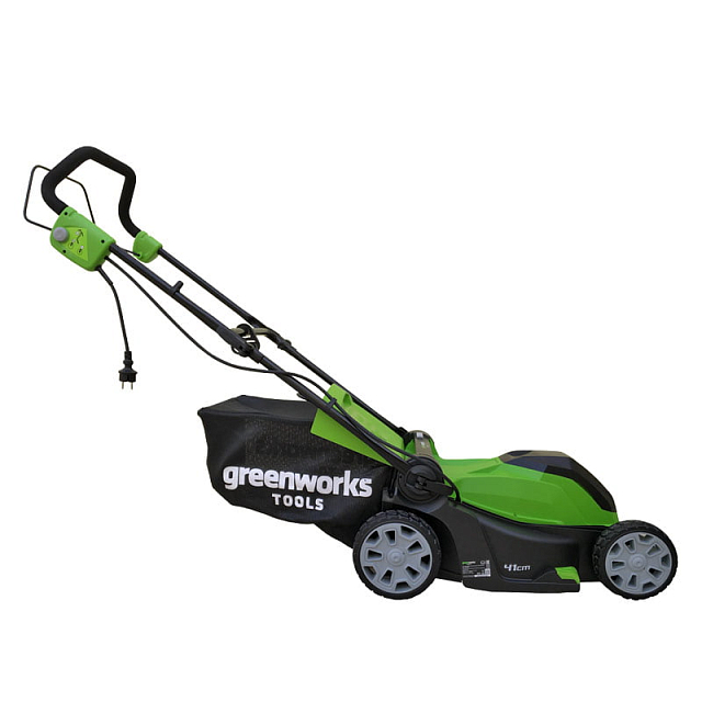 Газонокосилка электрическая 40 см Greenworks 1200W GLM1240 