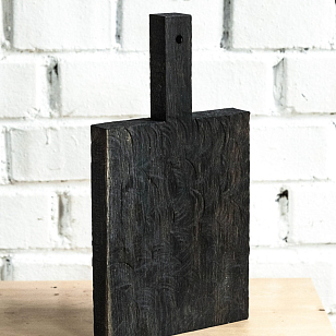 Доска разделочная Fuga "Снег" прямая малая Цвет: тёмный, товары для загородного дома