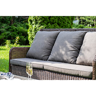 Лаунж зона 4SIS Гляссе, цвет коричневый, садовая мебель