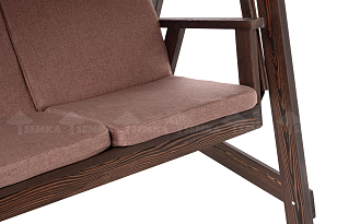 Качели Semka Floresta wenge лиственница, садовая мебель