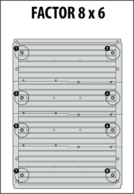 Пластиковый сарай Keter Factor 8x6 