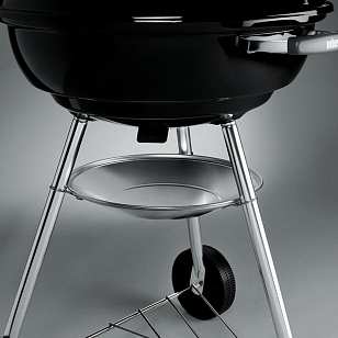 гриль угольный weber compact kettle, 57 см, черный