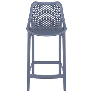 Стул полубарный Siesta Contract Air Bar 75 Цвет: темно-серый, садовая мебель