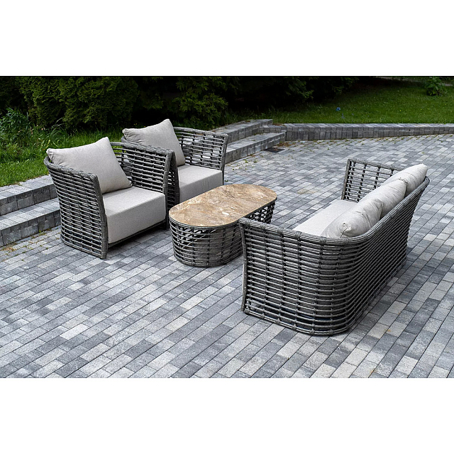 Диван 4SIS Валенсия 3-местный Цвет: серый 