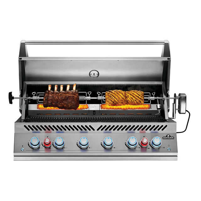 Вертел с 4-мя зажимами и электромотором для моделей Napoleon BIG 44