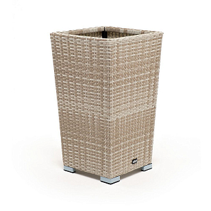 Кашпо 4SIS Капучино, цвет бежевый, уличное оборудование